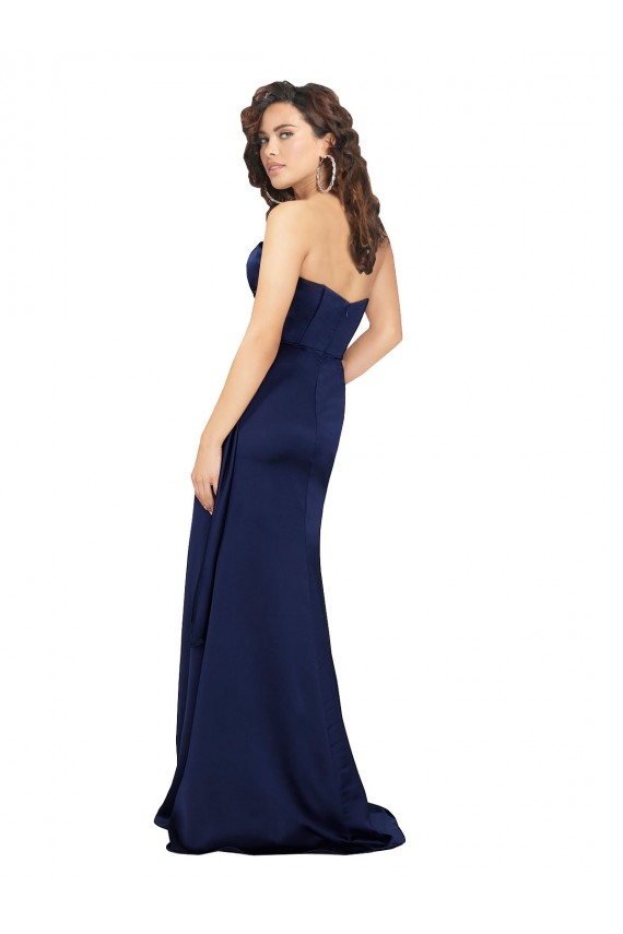 Silk like Satin Sweetheart Long Sleeveless Formal Evening Gown / Prom Dress / Bridesmaid Dress Norwich
