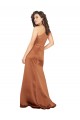 Silk like Satin One Shoulder Long Sleeveless Formal Dress / Bridesmaid Dress Norwich