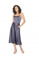 Keyhole Back Silk like Satin Scoop Neck Midi Length Sleeveless Prom Dress / Bridesmaid Dress Norwich