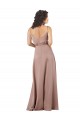 Silk like Satin V-Neck Long Sleeveless Formal Evening Gown / Bridesmaid Dress Norwich