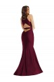Open Back Silk like Satin V-Neck Long Sleeveless Formal Plus Size Evening Gown / Prom Dress / Bridesmaid Dress Norwich