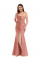 Silk like Satin One Shoulder Long Sleeveless Black Tie Plus Size Evening Gown / Prom Dress / Bridesmaid Dress Norwich