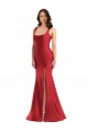 Silk like Satin Square Neck Long Sleeveless Formal Plus Size Evening Gown / Prom Dress / Bridesmaid Dress Norwich