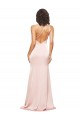 Low Back Silk like Satin One Shoulder Long Sleeveless Formal Evening Gown / Prom Dress / Bridesmaid Dress Norwich