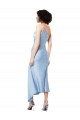 Silk like Satin One Shoulder Midi Length Sleeveless Formal Evening Gown / Prom Dress / Bridesmaid Dress Norwich