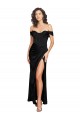 Low Back Silk like Satin Sweetheart Long Sleeveless Black Tie Evening Gown / Prom Dress / Bridesmaid Dress Norwich