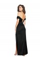 Low Back Silk like Satin Sweetheart Long Sleeveless Black Tie Evening Gown / Prom Dress / Bridesmaid Dress Norwich