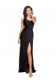 Silk like Satin One Shoulder Long Sleeveless Evening Dress / Bridesmaid Dress Norwich