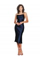 Silk like Satin Spaghetti Straps Cocktail Length Sleeveless Formal Evening Gown / Prom Dress / Bridesmaid Dress Norwich