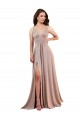 Low Back Spandex V-Neck Long Sleeveless Black Tie Evening Gown / Prom Dress / Bridesmaid Dress Norwich