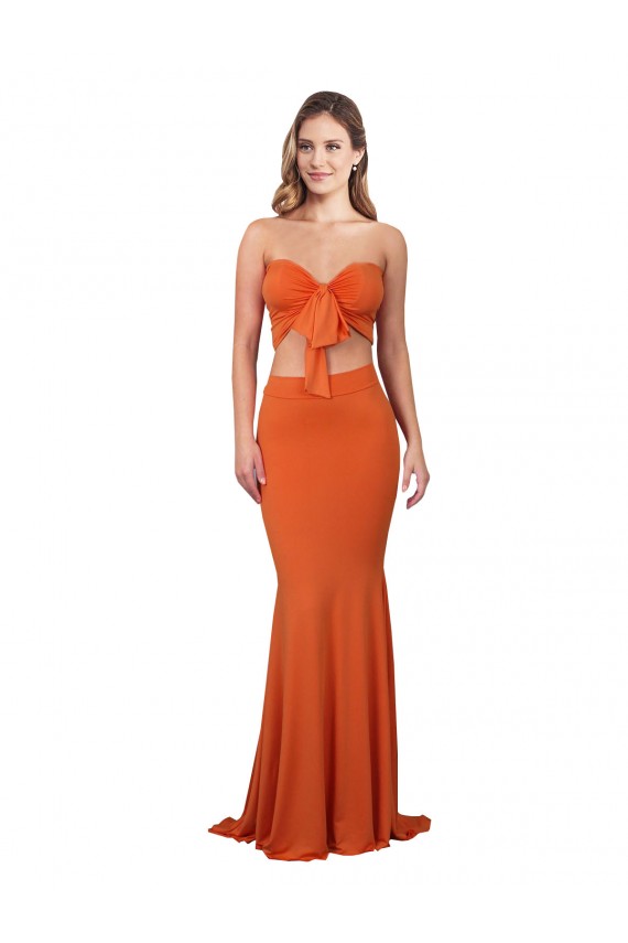 Spandex Strapless Long Sleeveless Formal Evening Gown / Prom Dress / Bridesmaid Dress Norwich