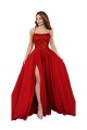 Open Back Spandex & Lace Spaghetti Straps Long Sleeveless Semi Formal Evening Dress / Prom Dress / Bridesmaid Dress Norwich