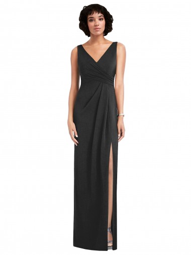 V-Back Spandex V-Neck Long Sleeveless Formal Evening Gown / Prom Dress / Bridesmaid Dress Norwich