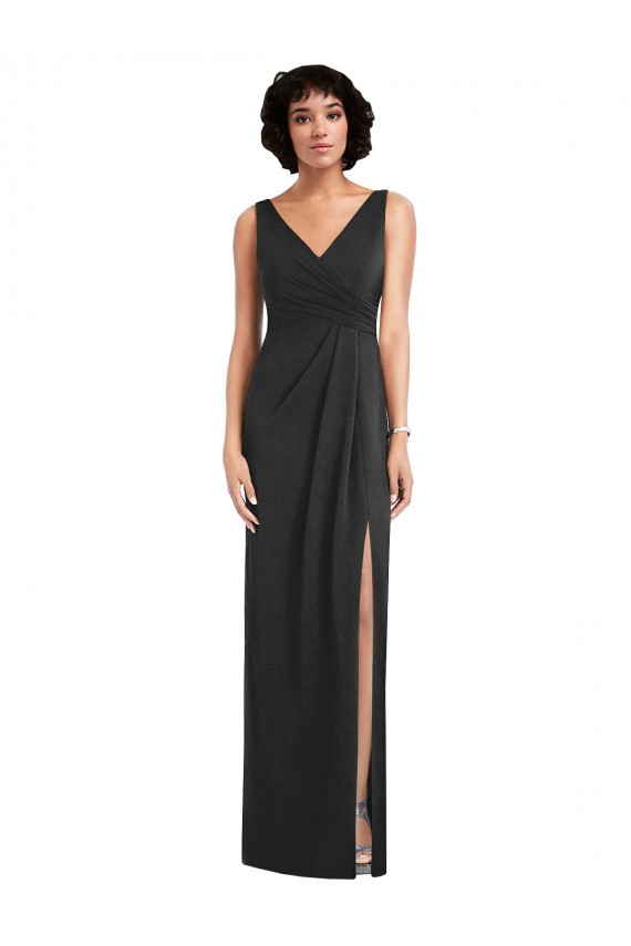 V-Back Spandex V-Neck Long Sleeveless Formal Evening Gown / Prom Dress / Bridesmaid Dress Norwich