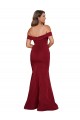 Spandex Off the Shoulder Long Sleeveless Formal Plus Size Evening Gown / Prom Dress / Bridesmaid Dress Norwich