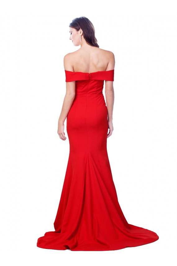 Stretch Crepe Sweetheart Long Sleeveless Bridesmaid Dress / Evening Dress Norwich