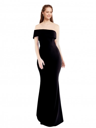 Keyhole Back Stretch Crepe One Shoulder Long Sleeveless Formal Evening Gown / Prom Dress / Bridesmaid Dress Norwich