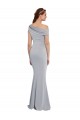 Grey Stretch Crepe One Shoulder Long Sleeveless Formal Dress / Bridesmaid Dress Norwich