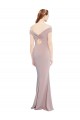 Keyhole Back Stretch Crepe Off the Shoulder Long Sleeveless Formal Evening Gown / Prom Dress / Bridesmaid Dress Norwich