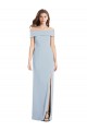 Trumpet Stretch Crepe Off the Shoulder Long Sleeveless Formal Dress / Bridesmaid Dress Norwich