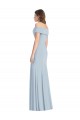 Trumpet Stretch Crepe Off the Shoulder Long Sleeveless Formal Dress / Bridesmaid Dress Norwich