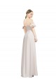 Red Stretch Crepe Off the Shoulder Long Sleeveless Formal Evening Gown / Prom Dress / Bridesmaid Dress Norwich