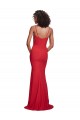 Stretch Crepe Spaghetti Straps Long Sleeveless Bridesmaid Dress / Evening Dress Norwich