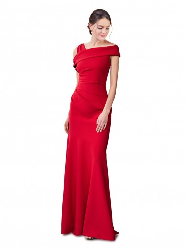 Stretch Crepe Long Sleeveless Formal Evening Gown / Prom Dress / Bridesmaid Dress Norwich