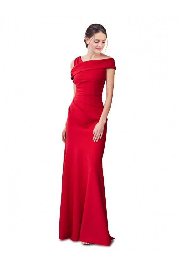 Stretch Crepe Long Sleeveless Formal Evening Gown / Prom Dress / Bridesmaid Dress Norwich