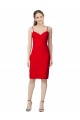Stretch Crepe Sweetheart Cocktail Length Sleeveless Formal Evening Gown / Prom Dress / Bridesmaid Dress Norwich