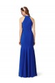Royal Blue Stretch Crepe V-Neck Long Sleeveless Formal Evening Gown / Prom Dress / Bridesmaid Dress Norwich