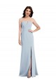 Low Back Stretch Crepe V-Neck Long Sleeveless Bridesmaid Dress / Evening Dress Norwich