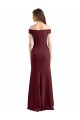 Stretch Crepe Off the Shoulder Long Sleeveless Prom Dress / Bridesmaid Dress Norwich