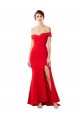 Stretch Crepe Off the Shoulder Long Sleeveless Formal Evening Dress / Prom Dress / Bridesmaid Dress Norwich