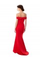 Stretch Crepe Off the Shoulder Long Sleeveless Formal Evening Dress / Prom Dress / Bridesmaid Dress Norwich