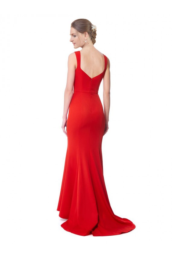 Stretch Crepe Sweetheart Long Sleeveless Formal Evening Gown / Prom Dress / Bridesmaid Dress Norwich