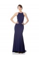 Stretch Crepe Halter Neck Long Sleeveless Bridesmaid Dress / Formal Dress Norwich