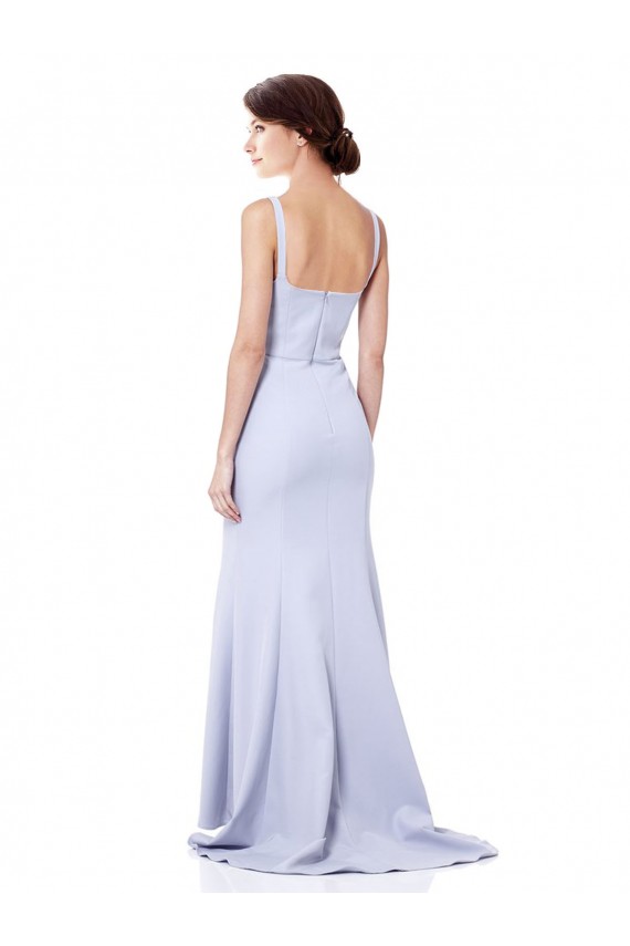 Stretch Crepe Spaghetti Straps Long Sleeveless Evening Gown / Prom Dress / Bridesmaid Dress Norwich