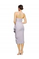 Low Back Stretch Crepe Strapless Cocktail Length Sleeveless High Low Evening Gown / Prom Dress / Bridesmaid Dress Norwich