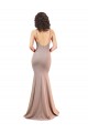 Low Back Stretch Crepe V-Neck Long Sleeveless Black Tie Evening Gown / Prom Dress / Bridesmaid Dress Norwich