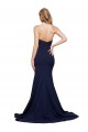 Low Back Stretch Crepe Sweetheart Sweep Train Sleeveless Formal Evening Gown / Prom Dress / Bridesmaid Dress Norwich