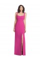 Low Back Stretch Crepe Square Neck Long Sleeveless Semi Formal Evening Dress / Prom Dress / Bridesmaid Dress Norwich