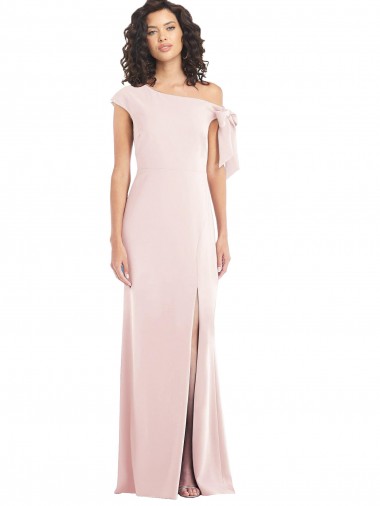 Stretch Crepe Off the Shoulder Long Cap Sleeves Formal Evening Gown / Prom Dress / Bridesmaid Dress Norwich