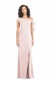 Stretch Crepe Off the Shoulder Long Cap Sleeves Formal Evening Gown / Prom Dress / Bridesmaid Dress Norwich