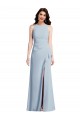 Stretch Crepe Halter Neck Long Sleeveless Formal Dress / Bridesmaid Dress Norwich