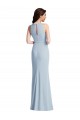 Stretch Crepe Halter Neck Long Sleeveless Formal Dress / Bridesmaid Dress Norwich