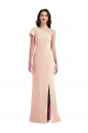 Stretch Crepe One Shoulder Long Cap Sleeves Formal Evening Gown / Prom Dress / Bridesmaid Dress Norwich