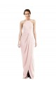 Stretch Crepe Halter Neck Long Sleeveless Semi Formal Evening Dress / Prom Dress / Bridesmaid Dress Norwich