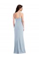 Stretch Crepe Spaghetti Straps Long Sleeveless Formal Evening Gown / Prom Dress / Bridesmaid Dress Norwich
