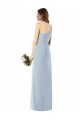 Stretch Crepe One Shoulder Long Sleeveless Semi Formal Evening Dress / Prom Dress / Bridesmaid Dress Norwich
